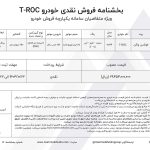 آغاز فروش نقدی فولکس واگن T-ROC با شرایط ویژه