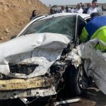 یک فوتی و 9 مصدوم در اثر تصادف رانندگی در گرمی