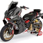 ترکیب F-۲۲ و موتورسیکلت وسپا / اسکوتر یک میلیارد تومانی با روح یک جنگنده