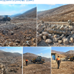 تخریب ساخت وساز های غیرمجاز در محور چلگرد آقاسید